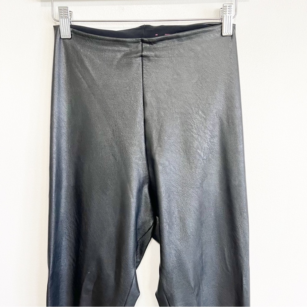 Commando Black Faux Leather Leggings - Picture 5 of 11